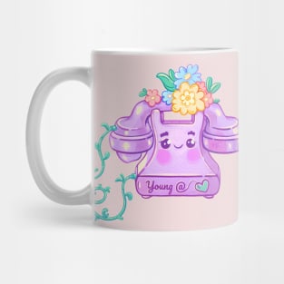 Old Telephone Young at Heart Mug